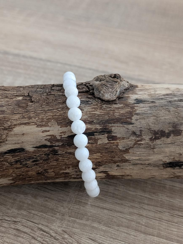 Jade blanc 6 mm