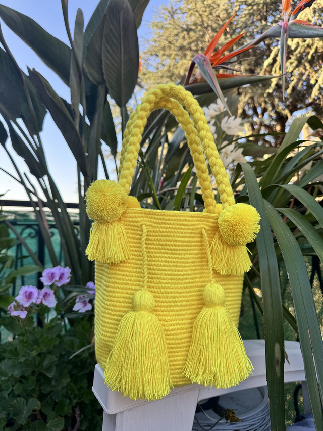 Borsa Quinoto Amarillo Limon M