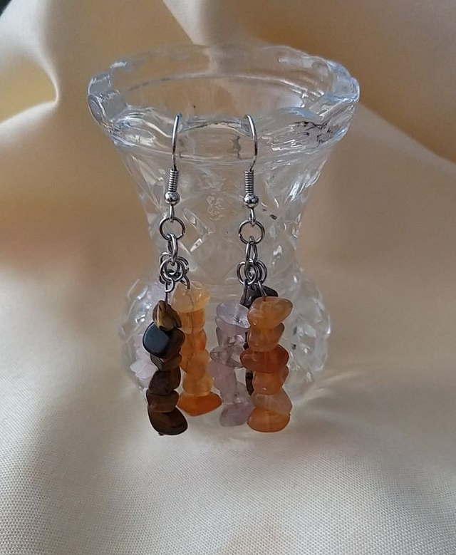 Ásvány kombó fülbevaló