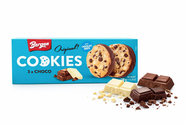 Bergen Cookies Triple Chocolat 130g
