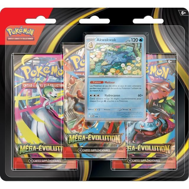 Pokemon Pack De 3 Boosters Pokémon Mega Evolution