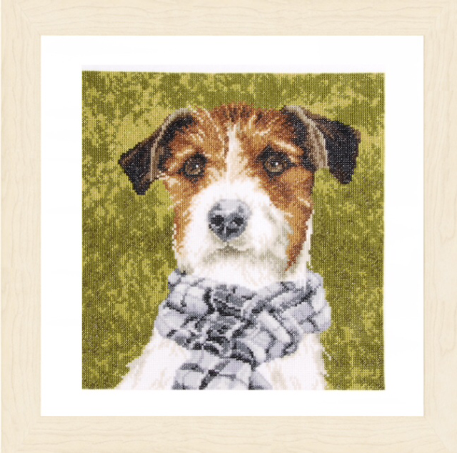 Counted Cross Stitch Kit: Dog by Lanarte 
