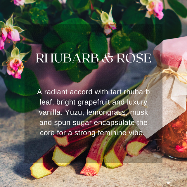 Rhubarb & Rose Wax Melt Shot Pot 