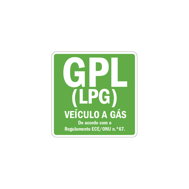 Autocolantes GPL categorias M1 e N1