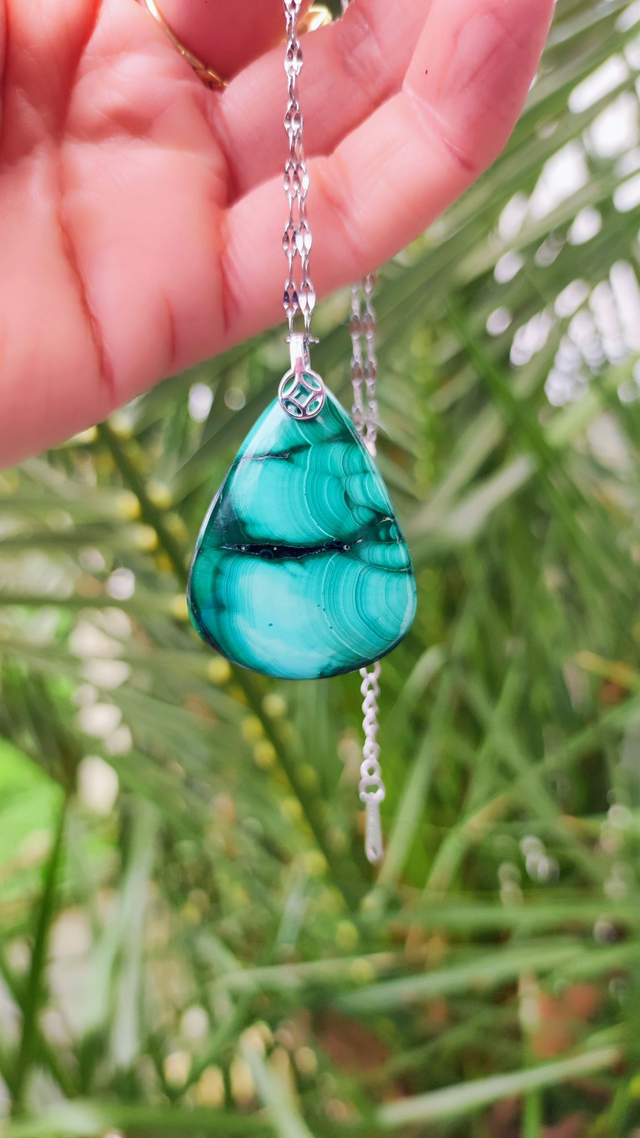 Pendentif Malachite