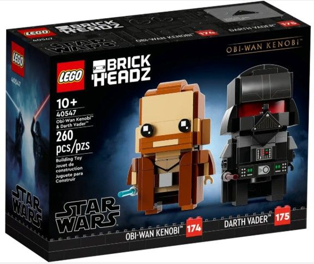 LEGO 40547 BrickHeadz Obi-Wan Kenobi & Darth Vader