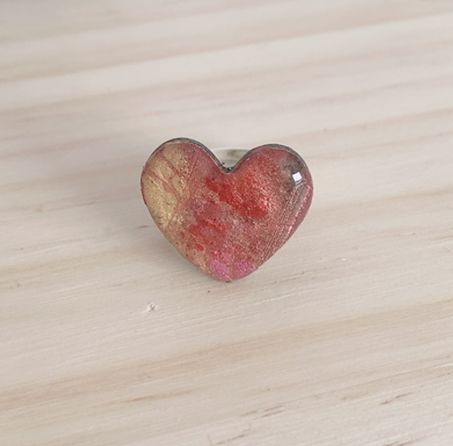 Bague " Passion Orangé"