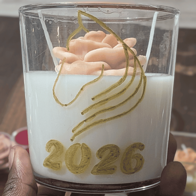 Bougie Gravée Cheval – Musc Blanc 2026