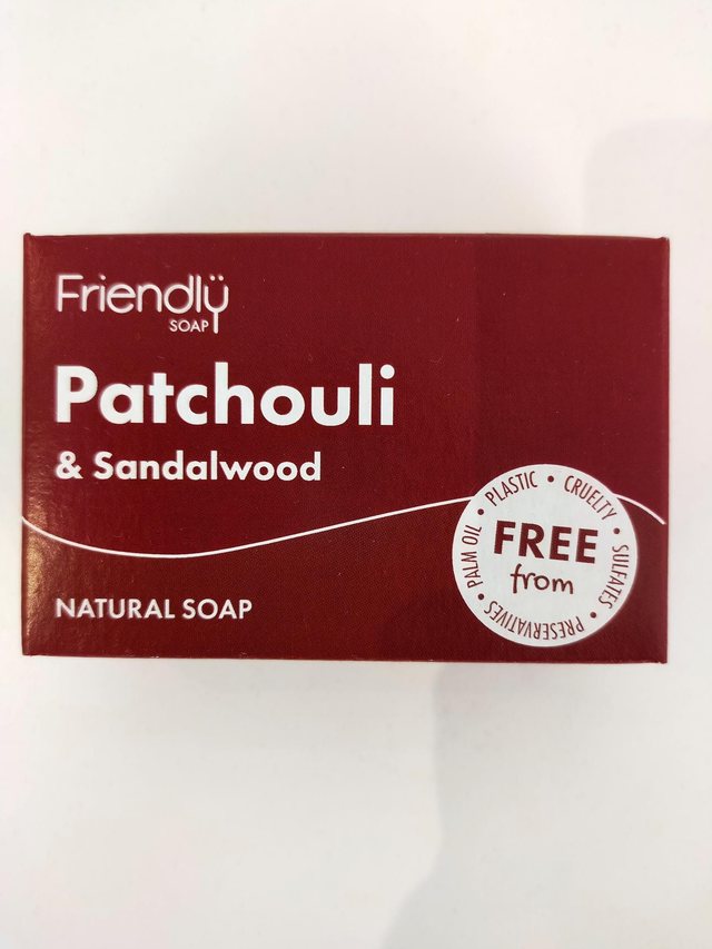  Friendly Soap  Sandalwood &amp; Patchouli Natural Soap 95g 96557