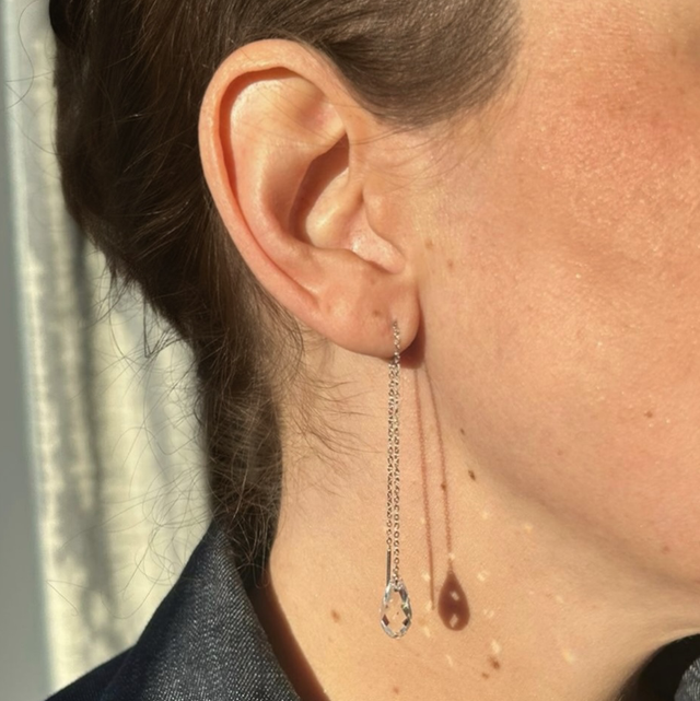 Boucles d'oreilles en cristal 