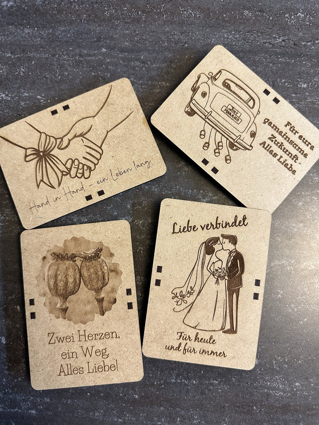 Geschenkkarte "Hochzeit"