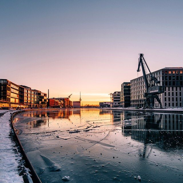 Winter am Hafen