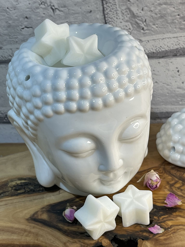 Large White Ceramic Prince Buddha