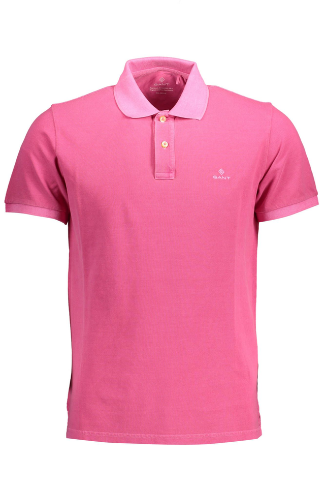 1735GANT POLO MANICHE CORTE UOMO ROSA