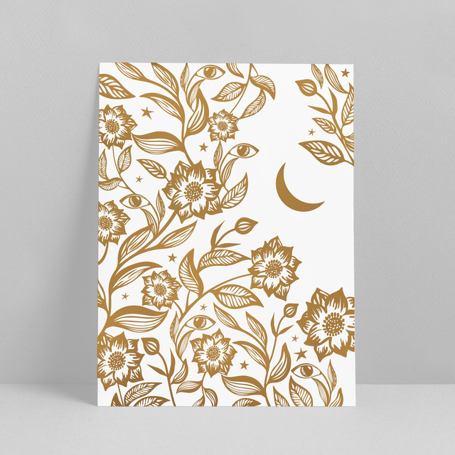 AFFICHE DOUCE NUIT DORÉE