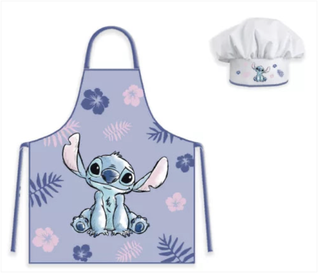 Tablier cuisine + chapeau - Stitch