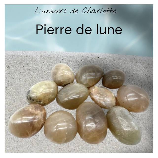 Pierre roulée &quot;Pierre de lune&quot;