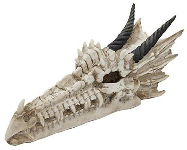 ‎Nemesis Now Nemesis Draco Skull Incense Holder Cream