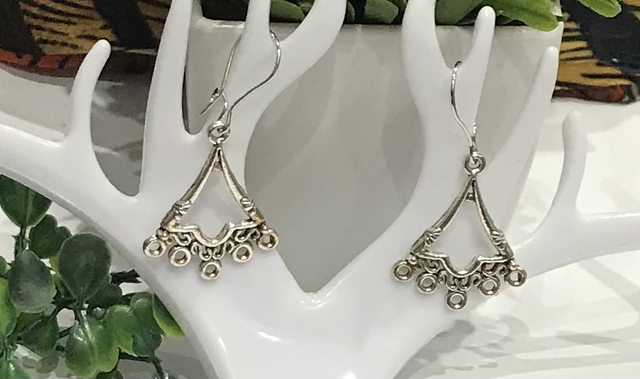 Silver Dangling Earrings- SDE58