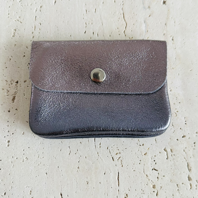 Portemonnee blauw glitter