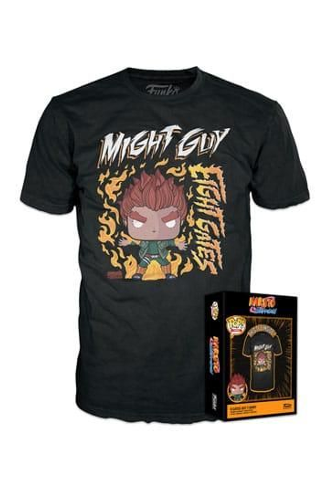 Pop! Tees Naruto Shippuden Eight gates guy T&#039;shirt