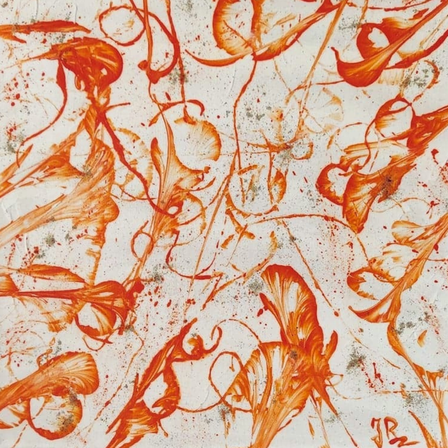 Création peinture 40x40