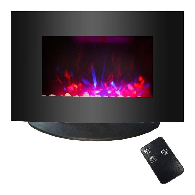 Elektrokamin/Wandkamin Madrid mit Fernbedienung - Versand-Gratis