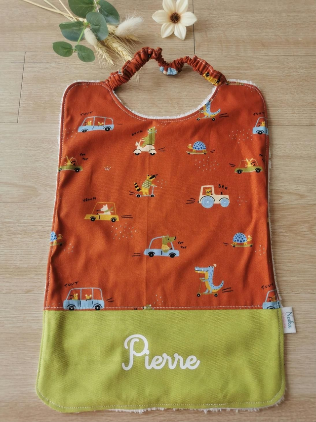 Grand bavoir enfant personnalisable 