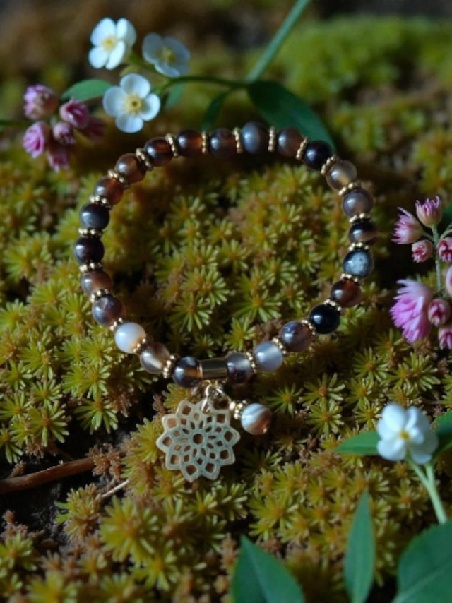 Bracelet Agate Botswana - Purification &amp; Harmonie