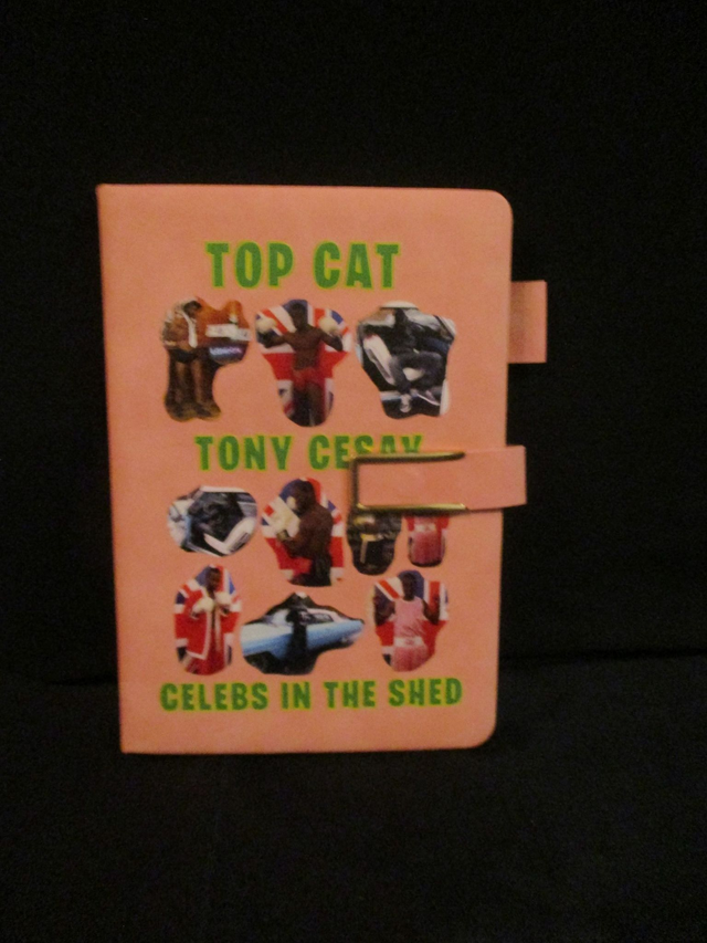 Tony Cesay (Green &amp; Yellow Logo) Pink A5 Lined Note Book (ABA Champion Boxer) 