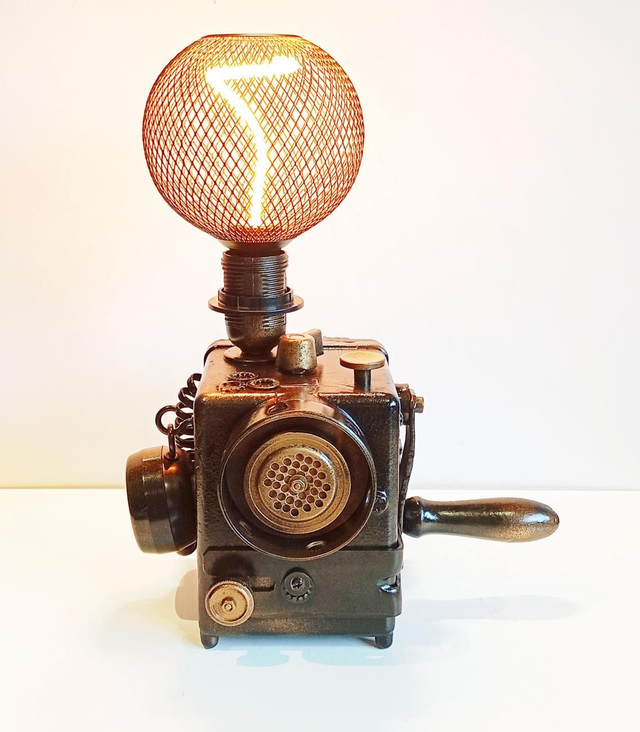 Steam Générateur, noir et bronze - Artisanat Français