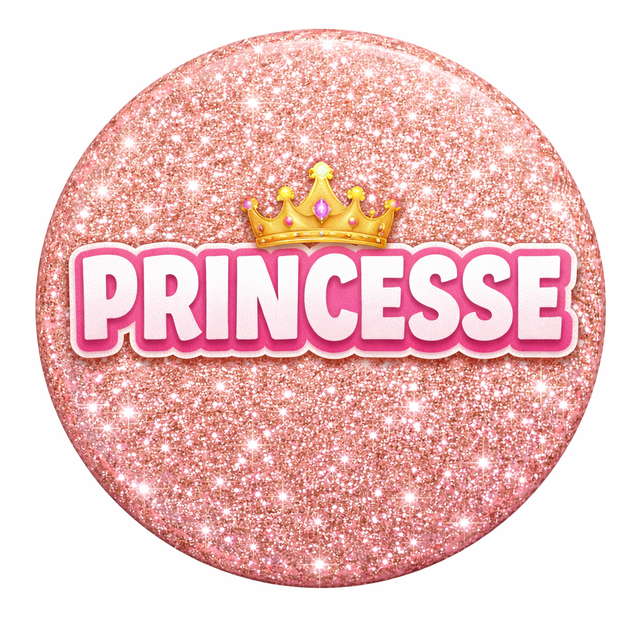 Badge princesse 