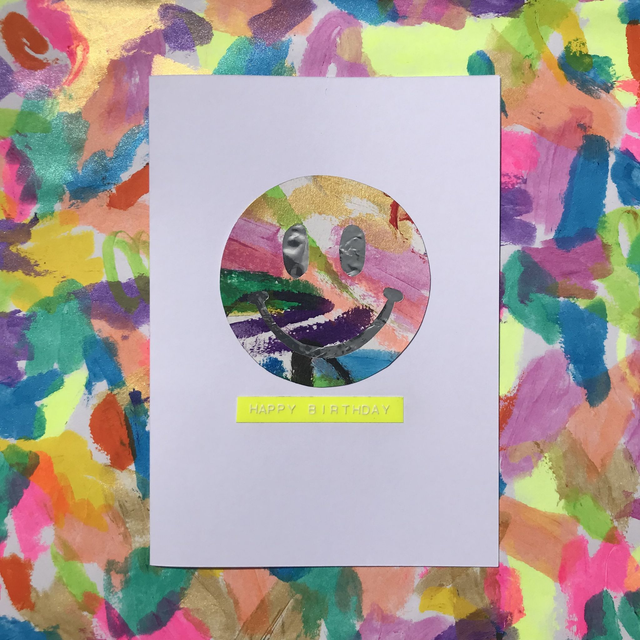 Smiley face card 😊 