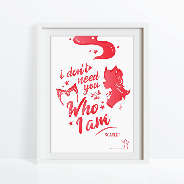 Illustration Ornement | Scarlet Witch