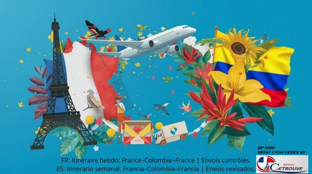 200 gramos Envio de documentos y cartes postales a Colombia