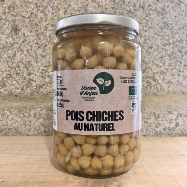 Pois Chiches au Naturel Bio - 660g