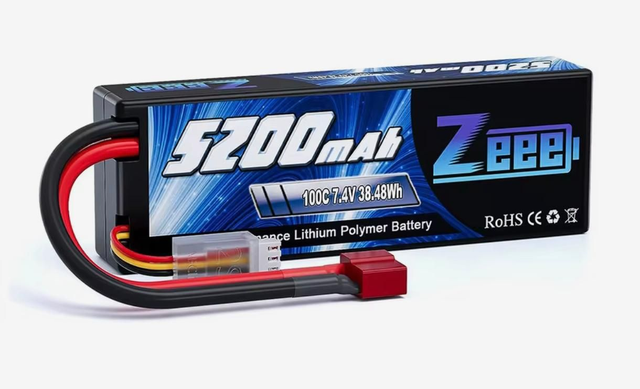 Zee Power Series – 5200mAh 2S 100C LiPo Battery