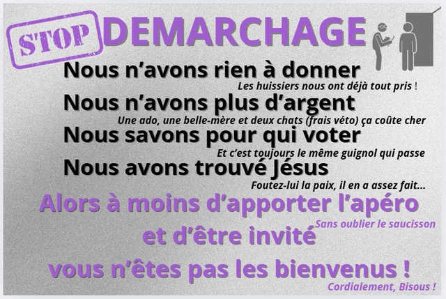 STOP DÉMARCHAGE