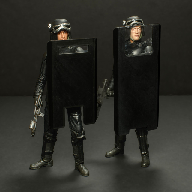 Pair of riot shields