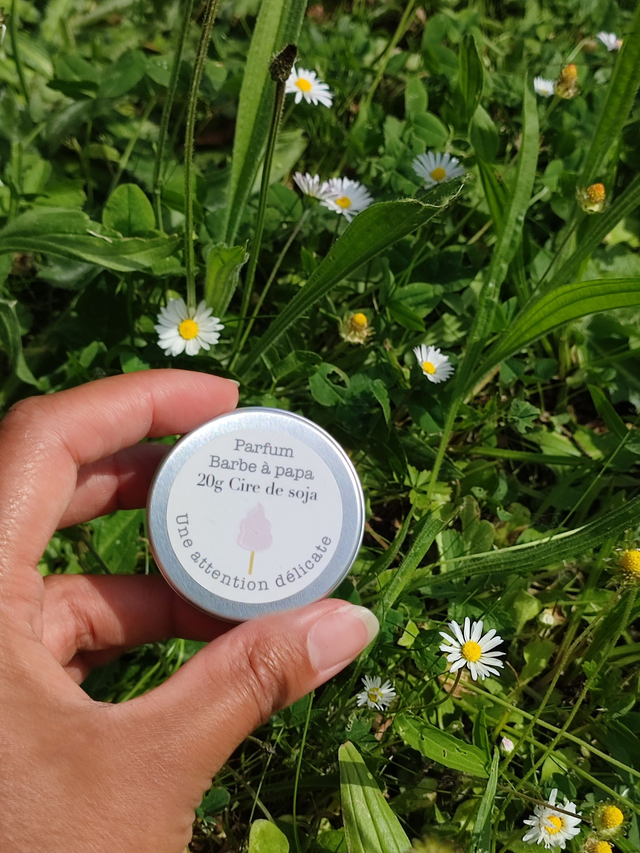 Bougie parfumée barbe à papa 20g