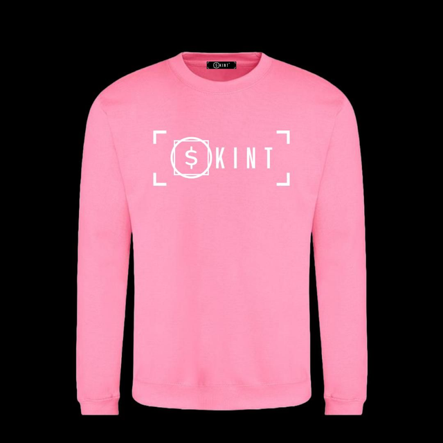 Skint Sweatshirt [Candyfloss Pink] (white logo)