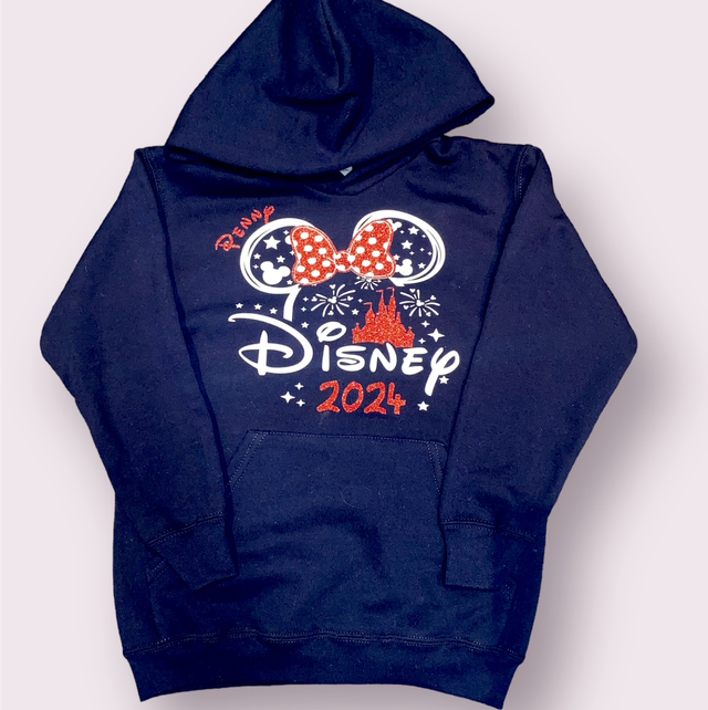 Disneyland castle outline hoodie