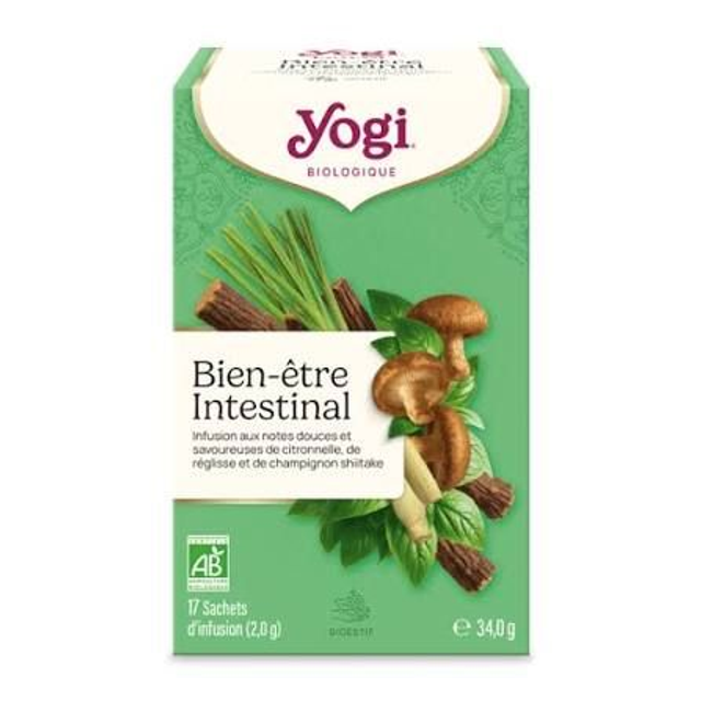 Yogi Tea Bien-être Intestinal BIO | Tisane Digestion 17 Sachets