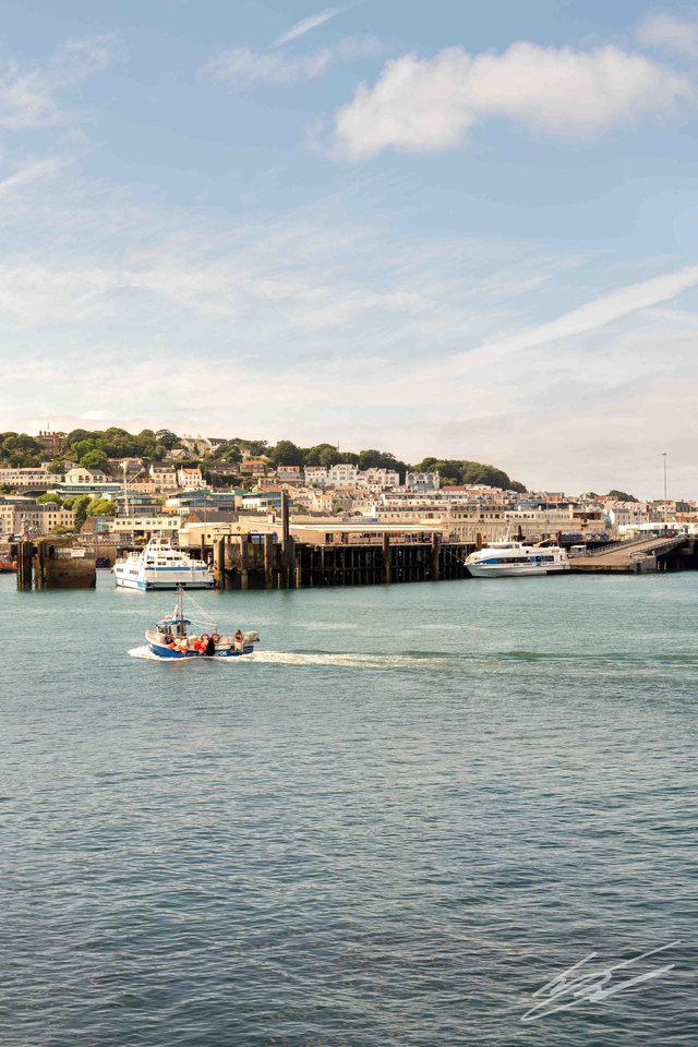 Guernsey Harbour Portrait