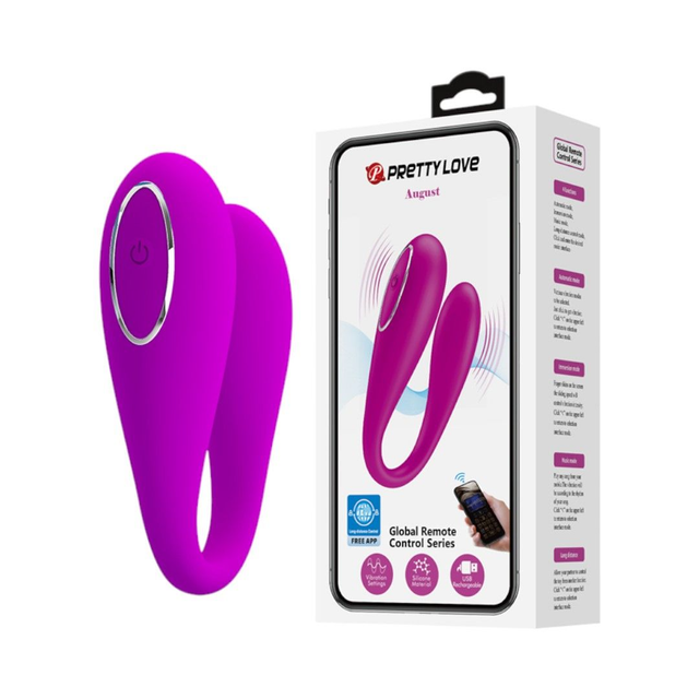 August Vibrador para Parejas Recargable con App