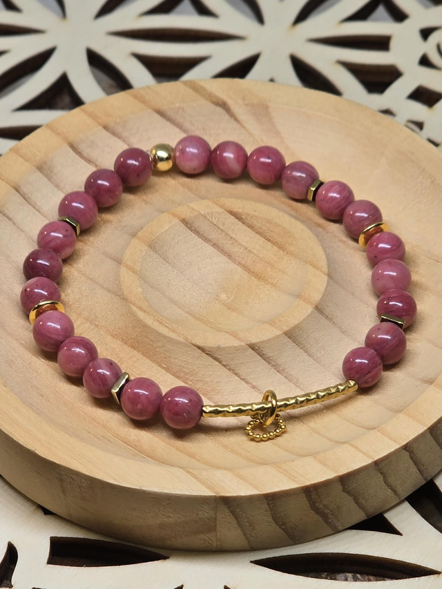 Bracelet Rhodonite 0,6 cm 
