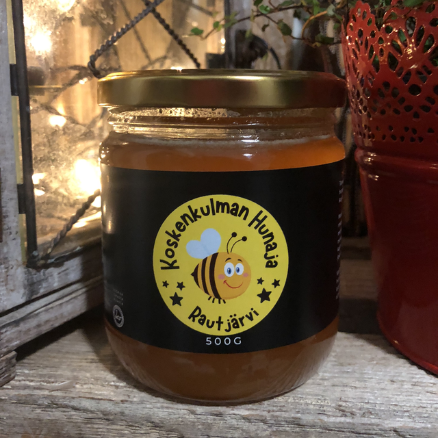 Hunaja, lasipurkki 500g Koskenkulma