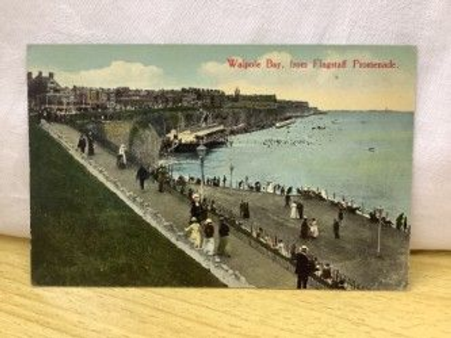 Walpole Bay, from Flagstaff Promenade, Margate, Kent, National Series M &amp; L Ltd. Our Ref No. R204 £2.50