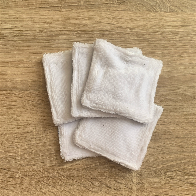 Lot de 5 lingettes lavables