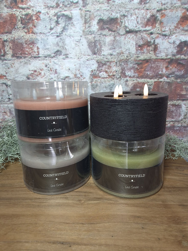 Stompkaars led, 3 &#039;lonten&#039;. Peach.